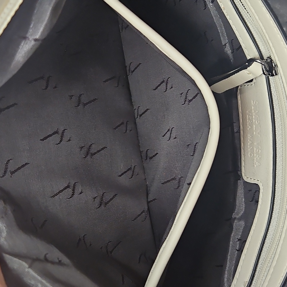 Simply Vera Vera Wang Cream and Tan Shoulder Bag - Picture 12 of 16